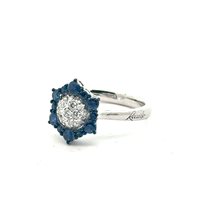 Ring Recarlo Woman in Gold Zaffiro 0.13 Ct XD 075/BZB - XD 075/BZB
